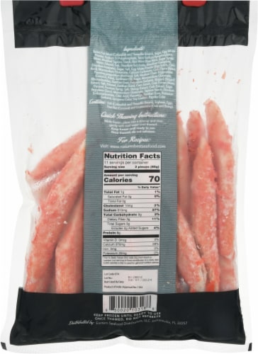 Nature's Best Surimi Super Snow Crab Legs Perspective: back