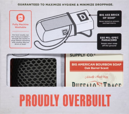 Duke Cannon Supply Company® Soap On A Rope Tactical Scrubber™ Bundle Pack Perspective: back