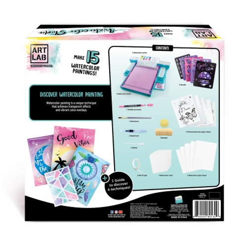 Canal Toys® Art Lab Watercolor Studio Painting Set Perspective: back