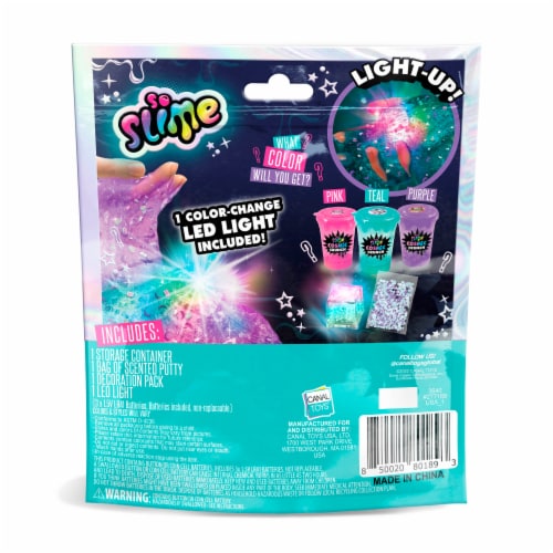 So Slime DIY Cosmic Crunch Light-Up Slime Perspective: back
