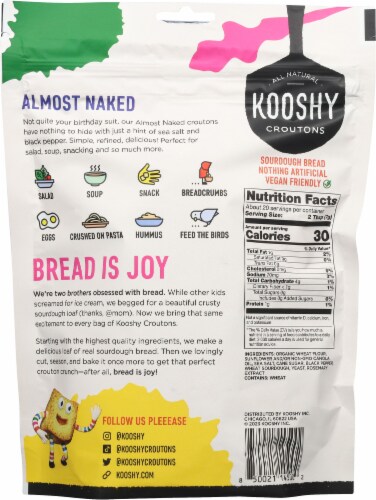 Kooshy Croutons Almost Naked Croutons Perspective: back
