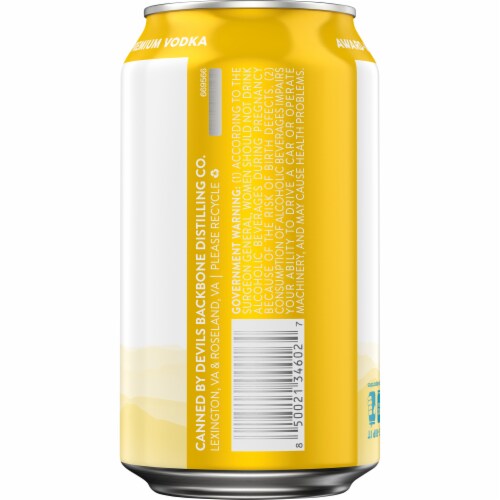 Devil's Backbone Brewing Company Lemonade Smash Vodka Perspective: back