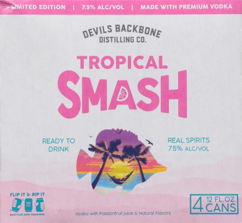 Devils Backbone Distilling Co. Apple Blossom Smash Ready to Drink Cocktail Perspective: back