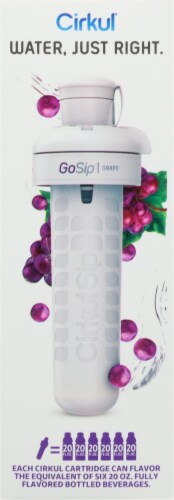 Cirkul® GoSip® Grape Flavor Cartridge Perspective: back