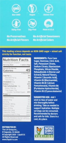 Liquid I.V.® Hydration Multiplier® Watermelon Electrolyte Drink Mix Sticks Perspective: back