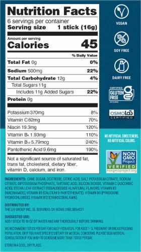 Liquid I.V.® Hydration Multiplier® Concord Grape Electrolyte Drink Mix Packets Perspective: back
