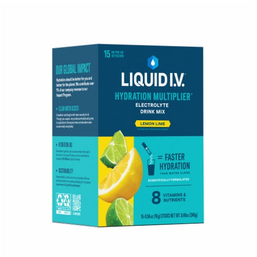 Liquid I.V.® Hydration Multiplier® Electrolyte Drink Mix Perspective: back