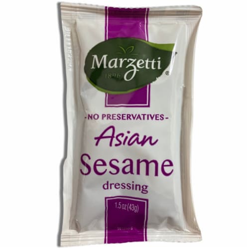 Asian Sesame Salad Dressing Packets | Value Pack | 1.5 Ounce | 20 Count Perspective: back