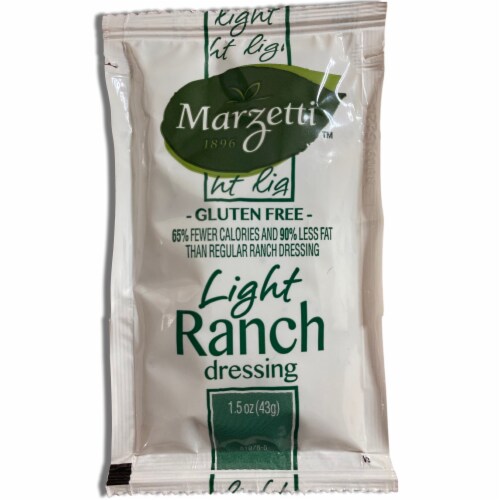 Light Ranch Salad Dressing Packets | Value Pack | 1.5 Ounce | 20 Count Perspective: back