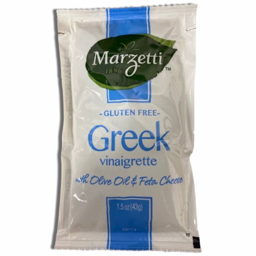 Greek Vinaigrette with Olive Oil & Feta Cheese Dressing Packets | Value Pack | 1.5 Ounce | 20 Perspective: back