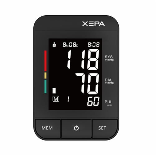 XEPA Bluetooth Blood Pressure Monitor Perspective: back