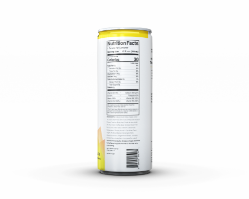 Life Clean Energy Sparkling Strawberry Lemonade Energy Drink Can Perspective: back