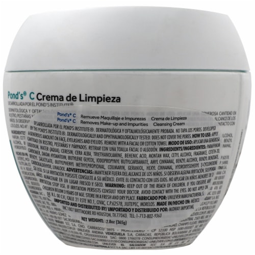 Pond's Facial Cream Perspective: back