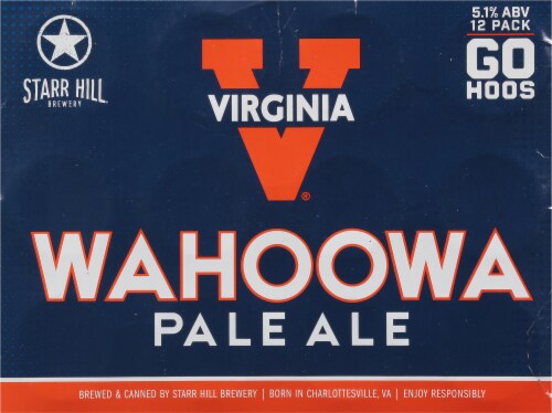 Starr Hill Brewery Wahoowa Pale Ale Perspective: back