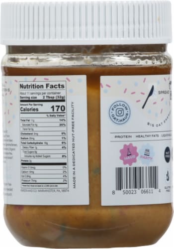 Kween Oat Haus Birthday Cake Granola Butter® Perspective: back