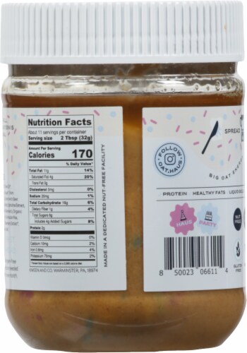 Kween Oat Haus Birthday Cake Granola Butter® Perspective: back