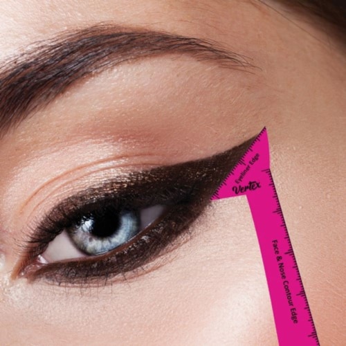 Liquid Eyeliner Pen Stencils Eyebrow Stencil Black Waterproof Gel