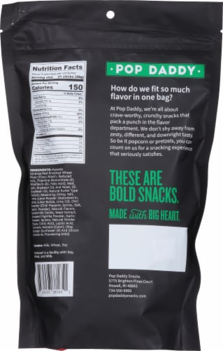 Pop Daddy® Mexican Street Corn Seasoned Pretzel Sticks Perspective: back