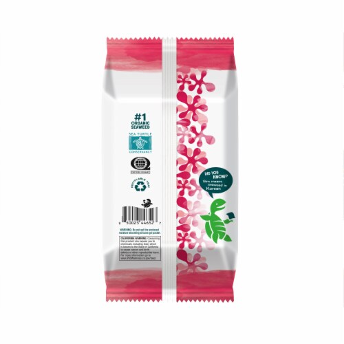 Gimme Roasted Seaweed Snacks Korean BBQ Perspective: back