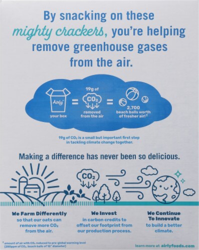 Airly™ Sea Salt Oat Clouds Snack Crackers Perspective: back