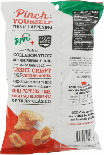 4505 Chile Limon Chicharrones Fried Pork Rinds Perspective: back