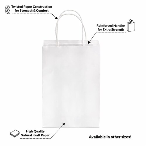 Prime Line Packaging Extra Small Metallic Gold Paper Gift Bags with  Handles, Inches - Harris Teeter