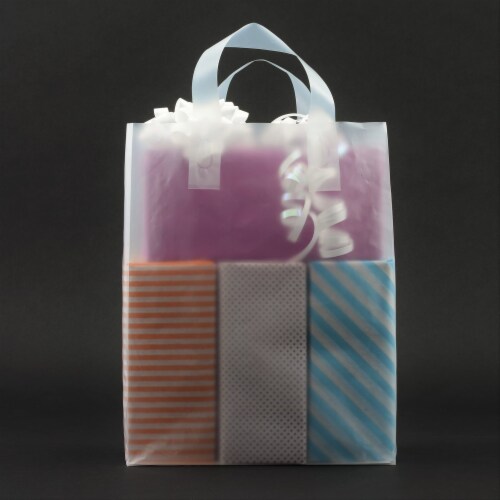 clear gift bags with handles