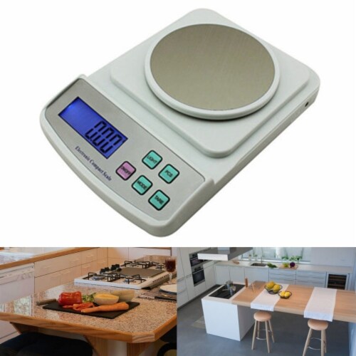 Digital Scale 500g x 0.01g for Precision Weighing & Counting - USB Wall Adapter NEW Perspective: back