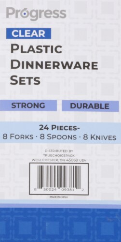 Progress Plastic Dinnerware Set Perspective: back