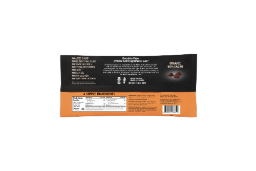 Hu® No Added Sugar Baking Chocolate Chips Perspective: back