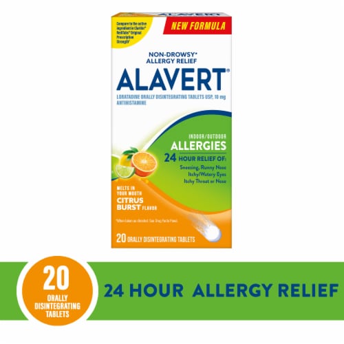 Alavert Allergy, Citrus Burst Perspective: back