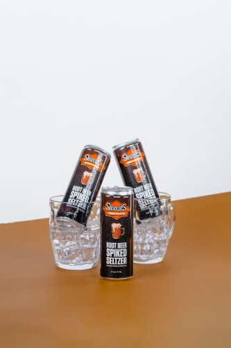 Stewart's Root Beer Spiked Seltzer Perspective: back