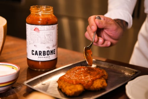 Carbone Marinara Sauce 24 oz Perspective: back