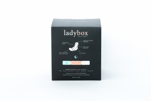Ladybox Boutique Organic Applicator Tampons-24CT-Regular Perspective: back