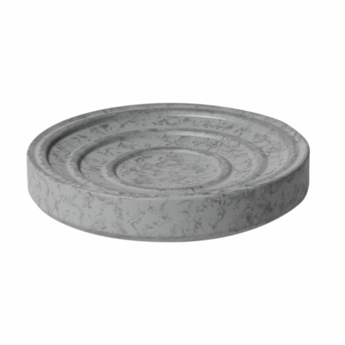 ALFI brand ABCO1001 5 Piece Solid Concrete Bathroom Accessory Set Perspective: back