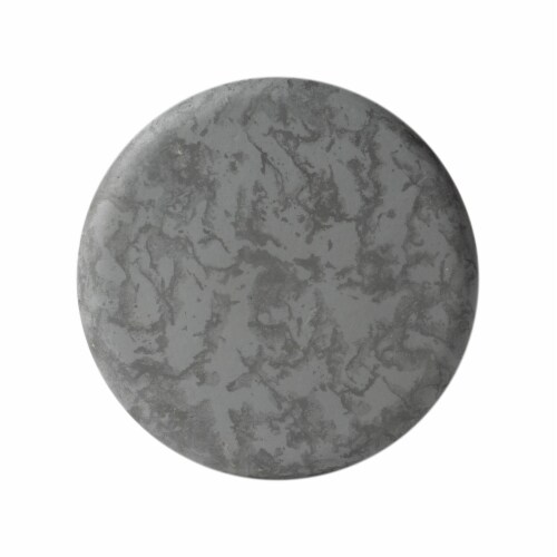 ALFI brand ABCO7055 Solid Concrete Gray Matte Cap Bathroom Sink Drain Perspective: back