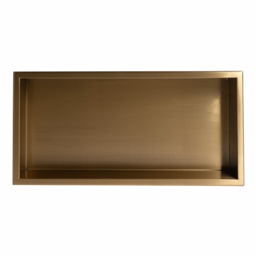 Lordear Brushed Stainless Steel 24'' X 12'' Bath Shower Niche Bathroom