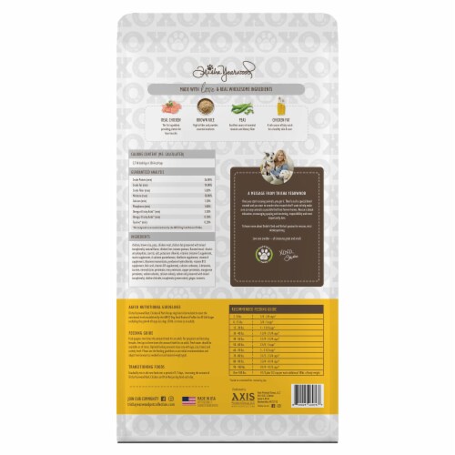 Trisha Yearwood All Natural Chicken & Vegetable Recipe Dry Dog Food Perspective: back