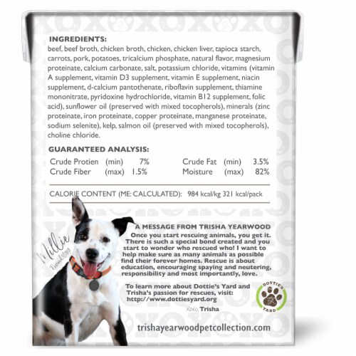 Trisha Yearwood Beef Chicken & Pork Stew Dog Food Perspective: back