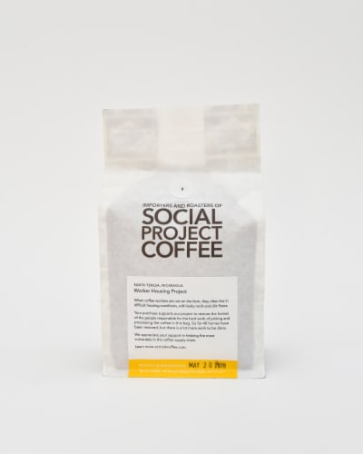 Nicaragua Santa Teresa Single Origin Ground Coffee Perspective: back