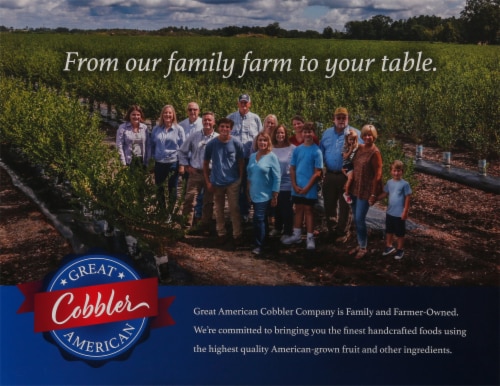 Great American Cobbler Handcrafted Apple Cobbler Perspective: back