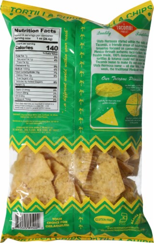 Vista Hermosa Tortilla Corn Chips Perspective: back