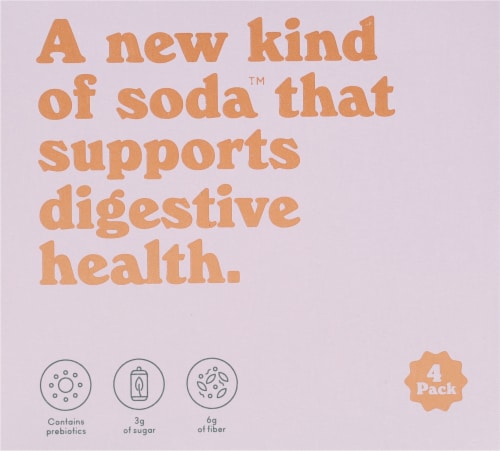 Olipop® Classic Root Beer Prebiotic Soda Perspective: back