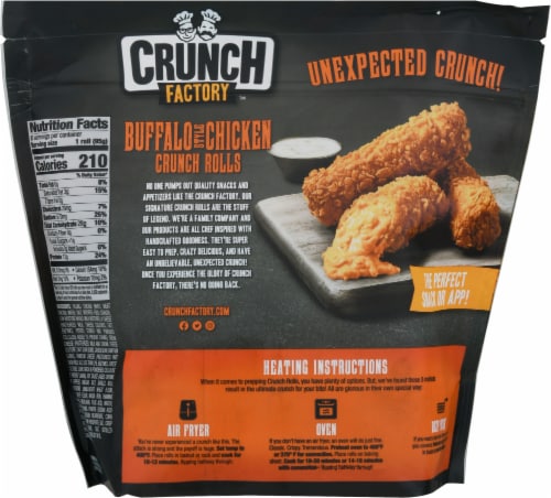 Crunch Factory™ Buffalo Style Chicken Crunch Rolls Perspective: back
