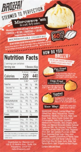 Baozza!™ Pepperoni Pizza Buns Perspective: back