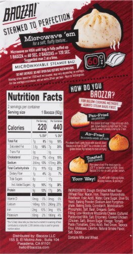 Baozza!™ BBQ Chicken Pizza Buns Perspective: back