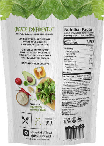 Modern Mill® Omega Mix Salad Topper Perspective: back