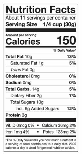 Power Up® Heart Healthy Trail Mix Perspective: back