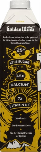 Golden Wing® Plant-Based Dairy Free Barley Milk Perspective: back