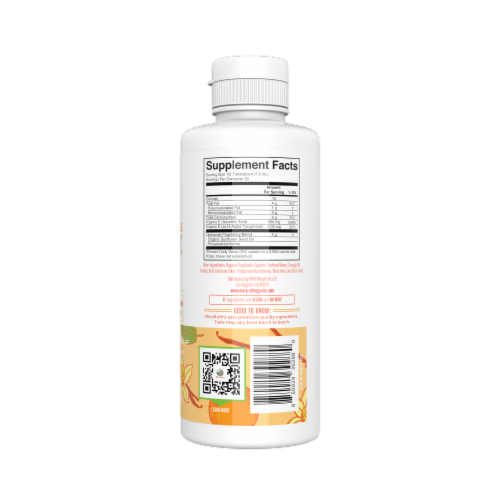 MaryRuth's® Megadose Vitamin C Citrus Vanilla Liposomal Perspective: back